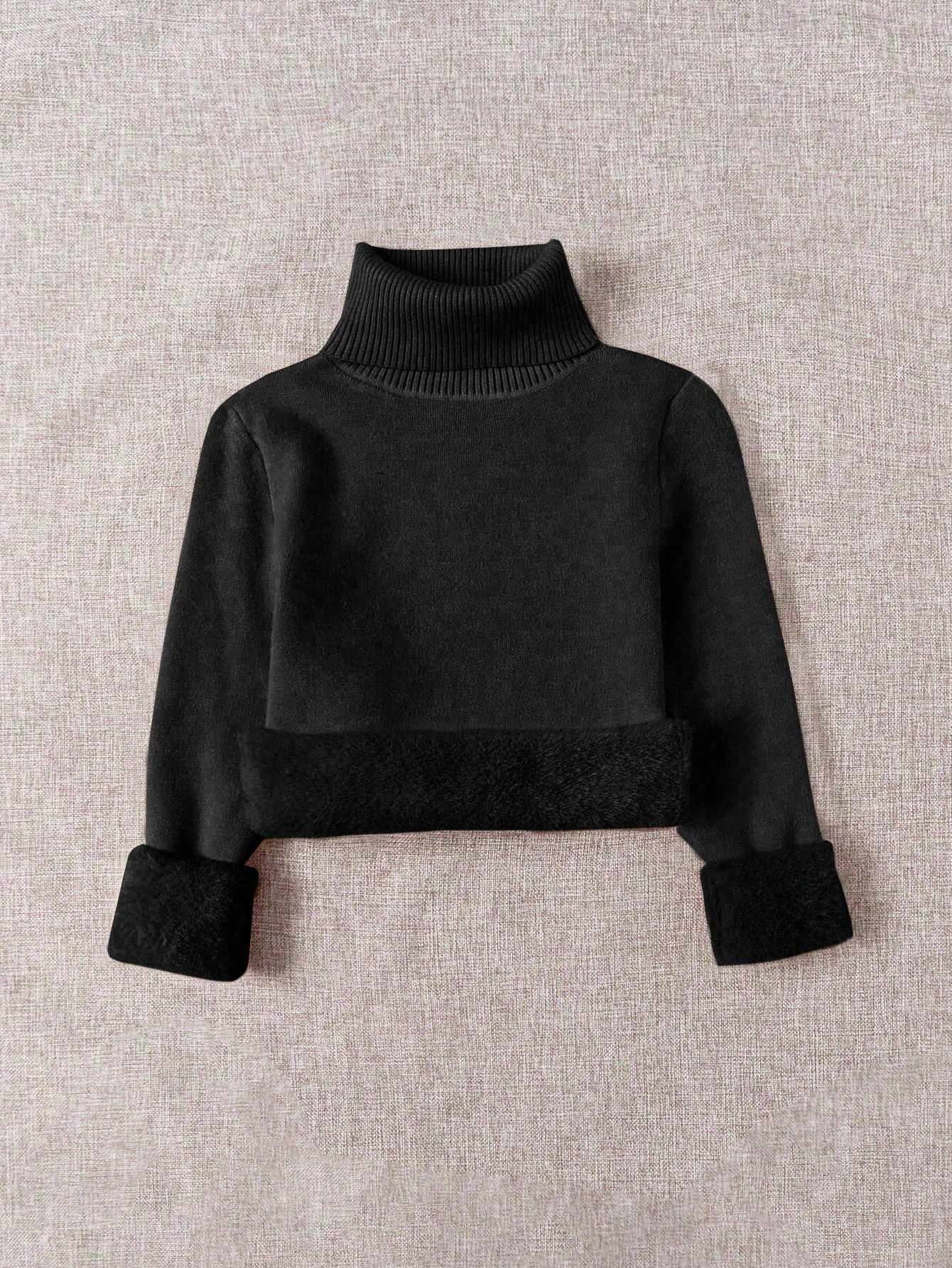 CZARNY OCIEPLANY SWETER GOLF