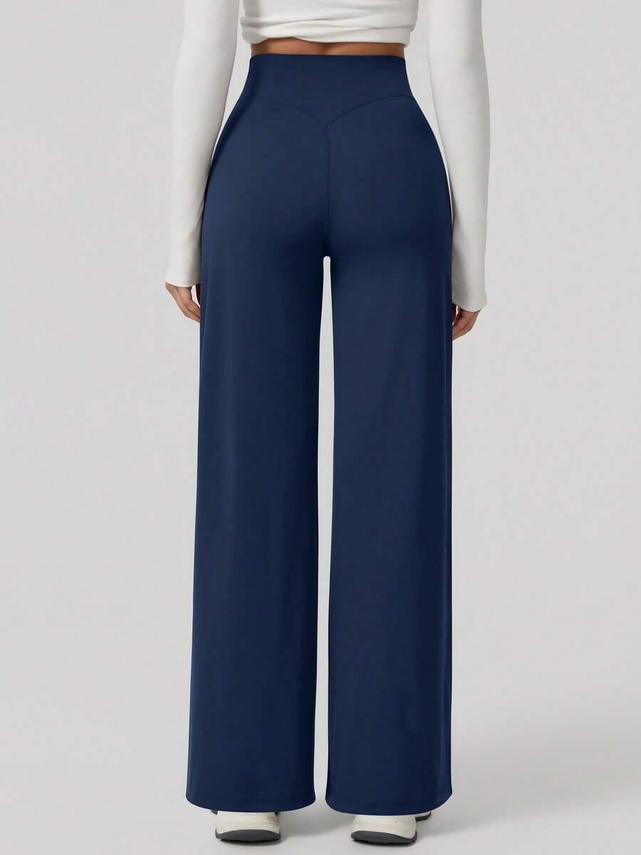 GRANATOWE LEGGINSY WYSOKI STAN