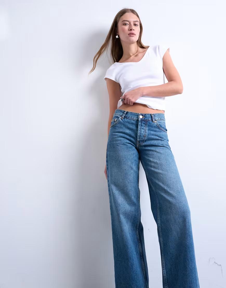 NIEBIESKIE SPODNIE JEANS