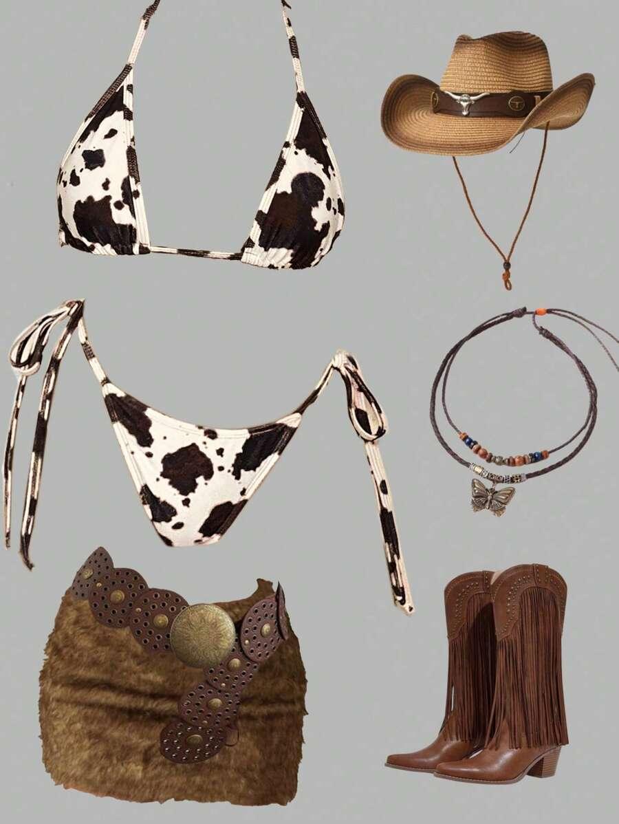 GÓRA OD BIKINI ANIMAL PRINT