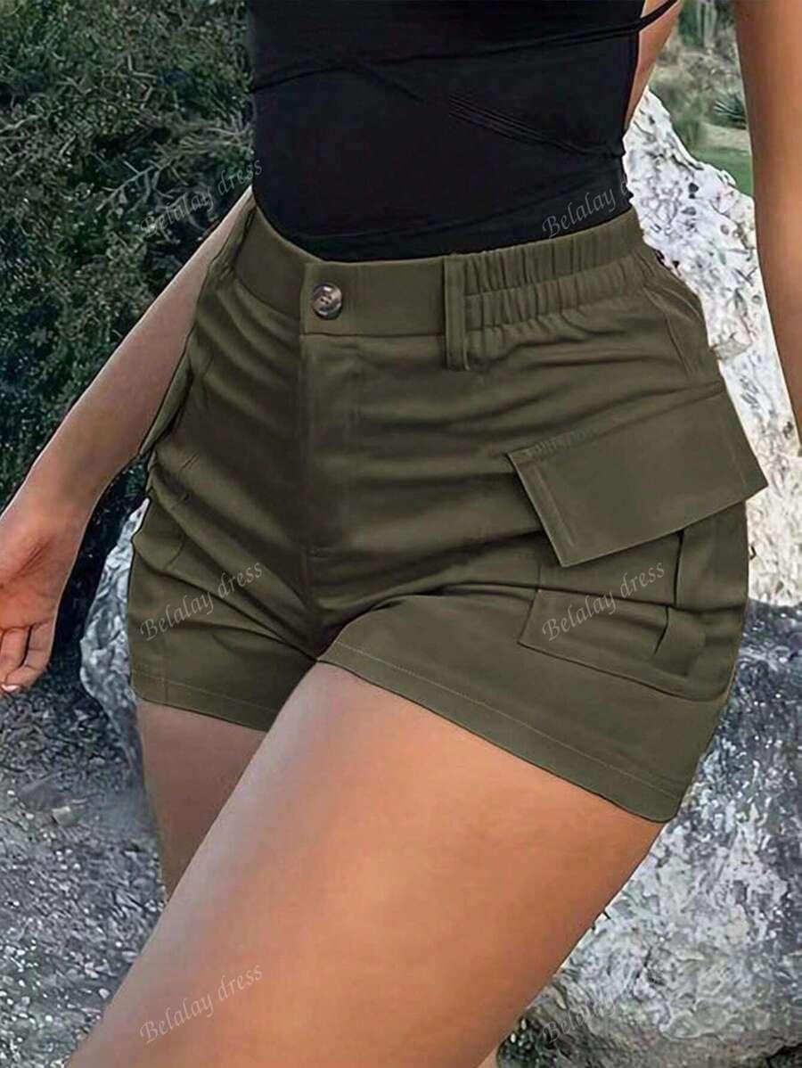 ZIELONE SPODENKI CASUAL