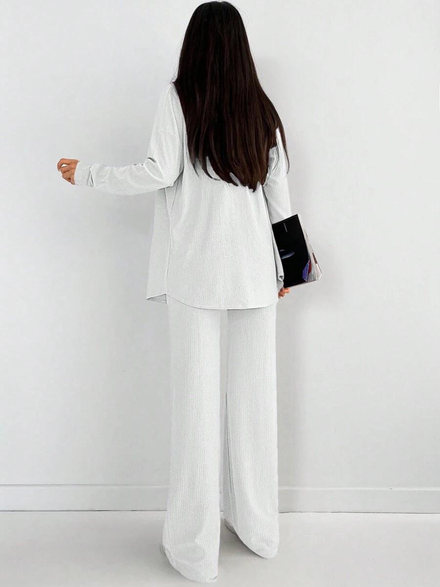 TOP BLUZA SPODNIE KOMPLET