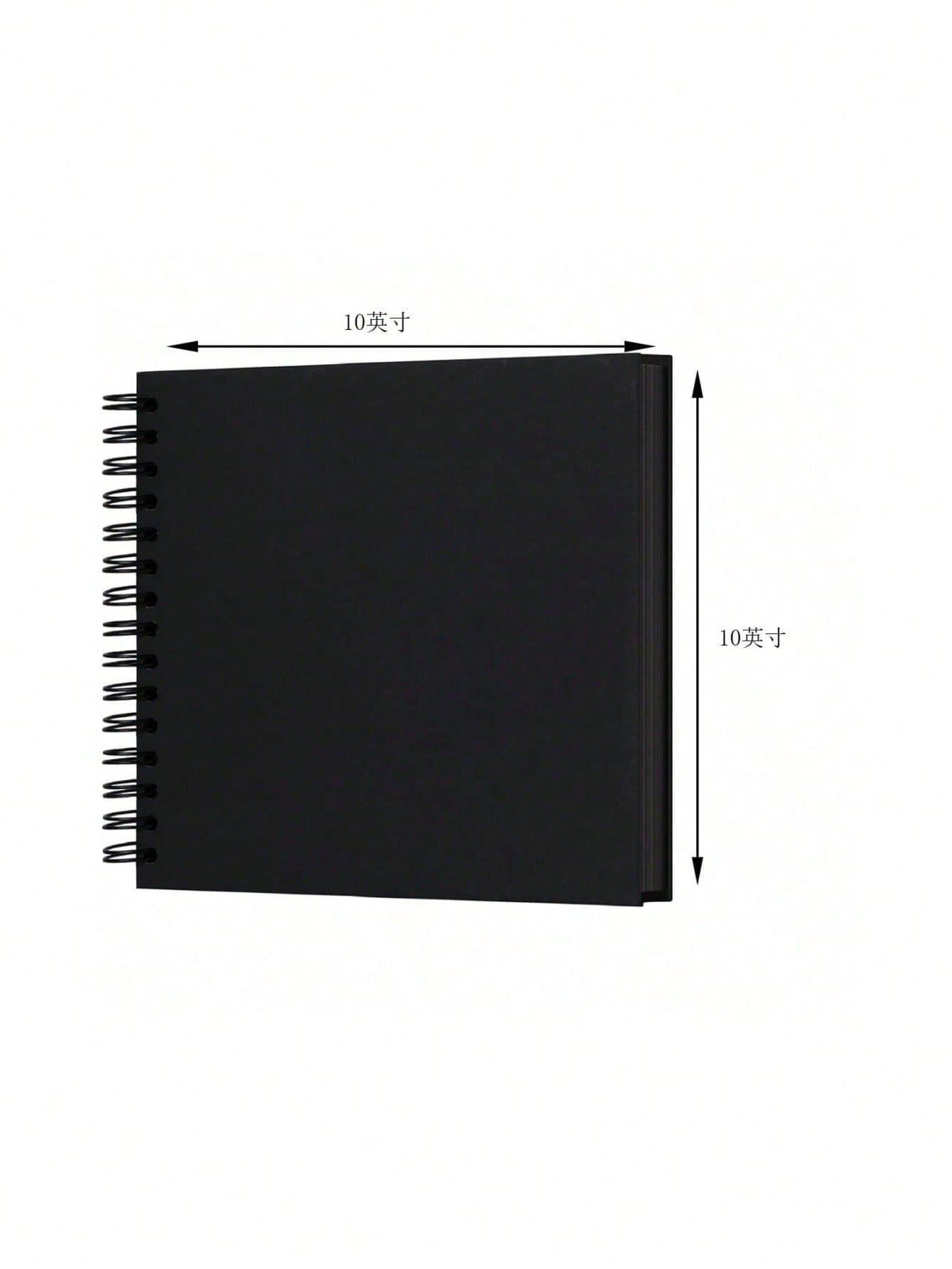 czarny zeszyt scrapbook