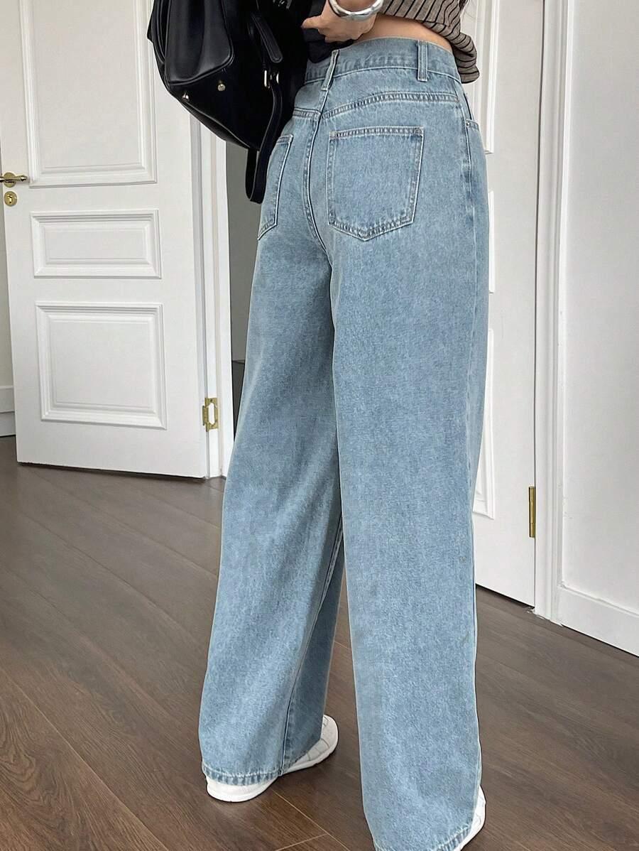 NIEBIESKIE SPODNIE JEANS