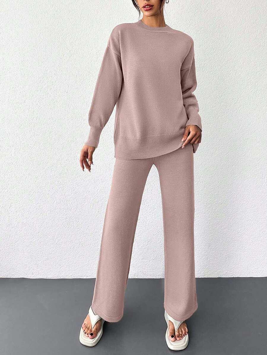 SWETER SPODNIE KOMPLET