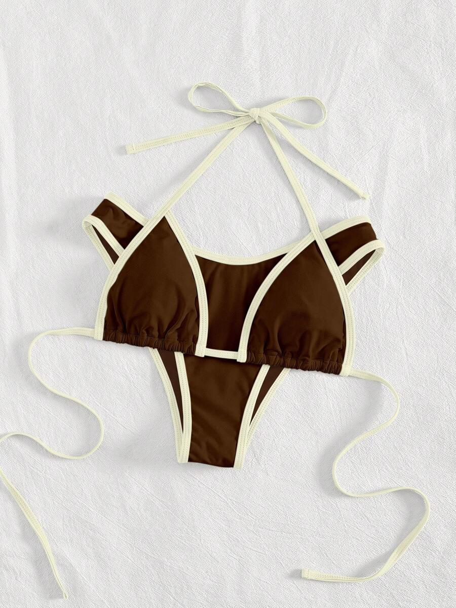 komplet bikini kontrast 