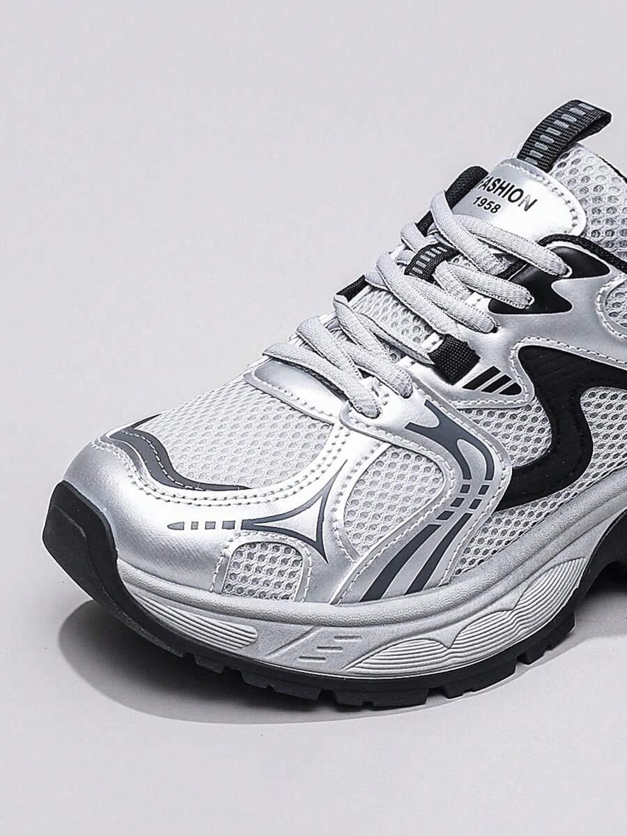 srebrne buty sportowe