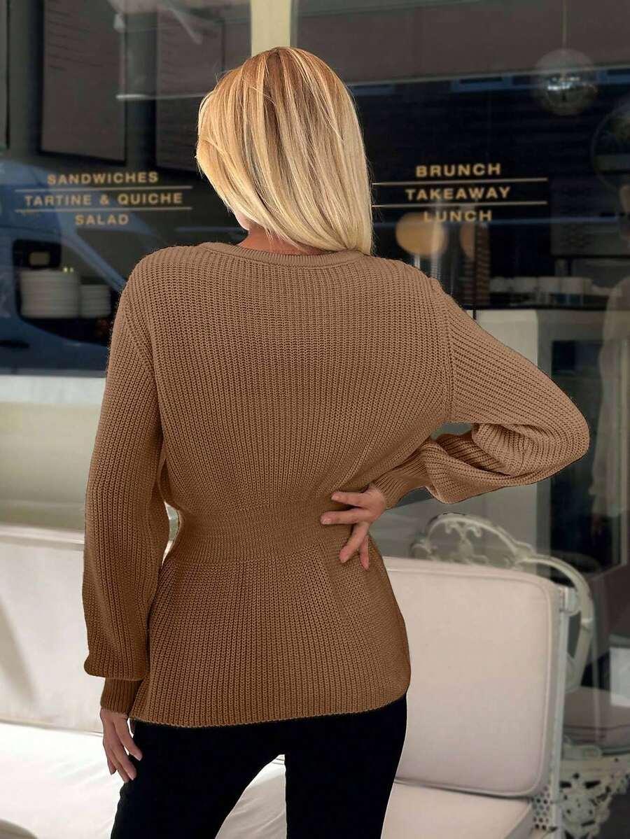 sweter kardigan baskinka guziki