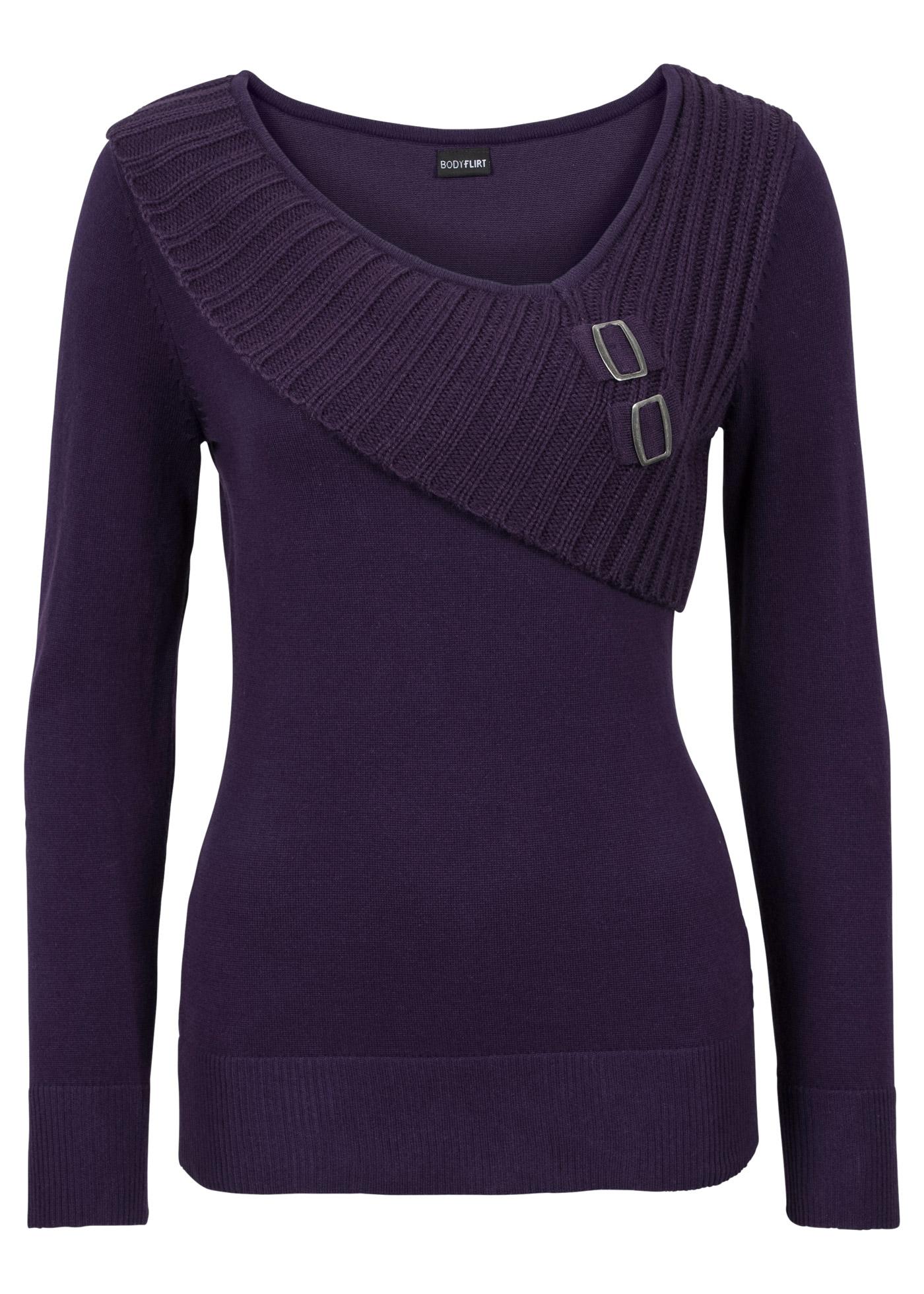 SWETER Z OZDOBNYM ELEMENTEM