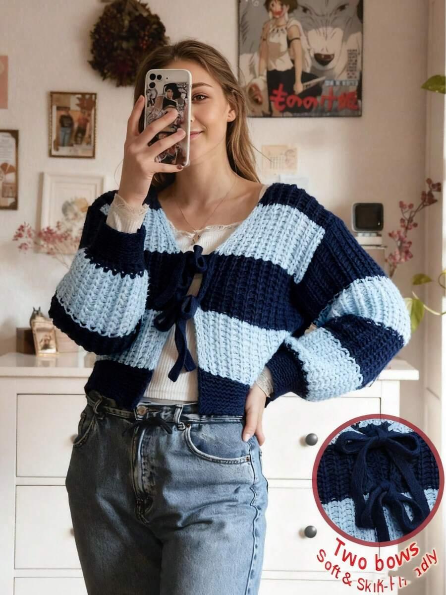 SWETER WZÓR PASKI