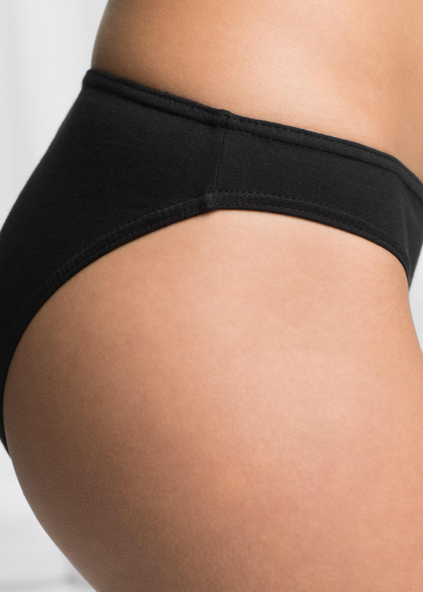 KLASYCZNE CZARNE MAJTKI FIGI 10-PACK