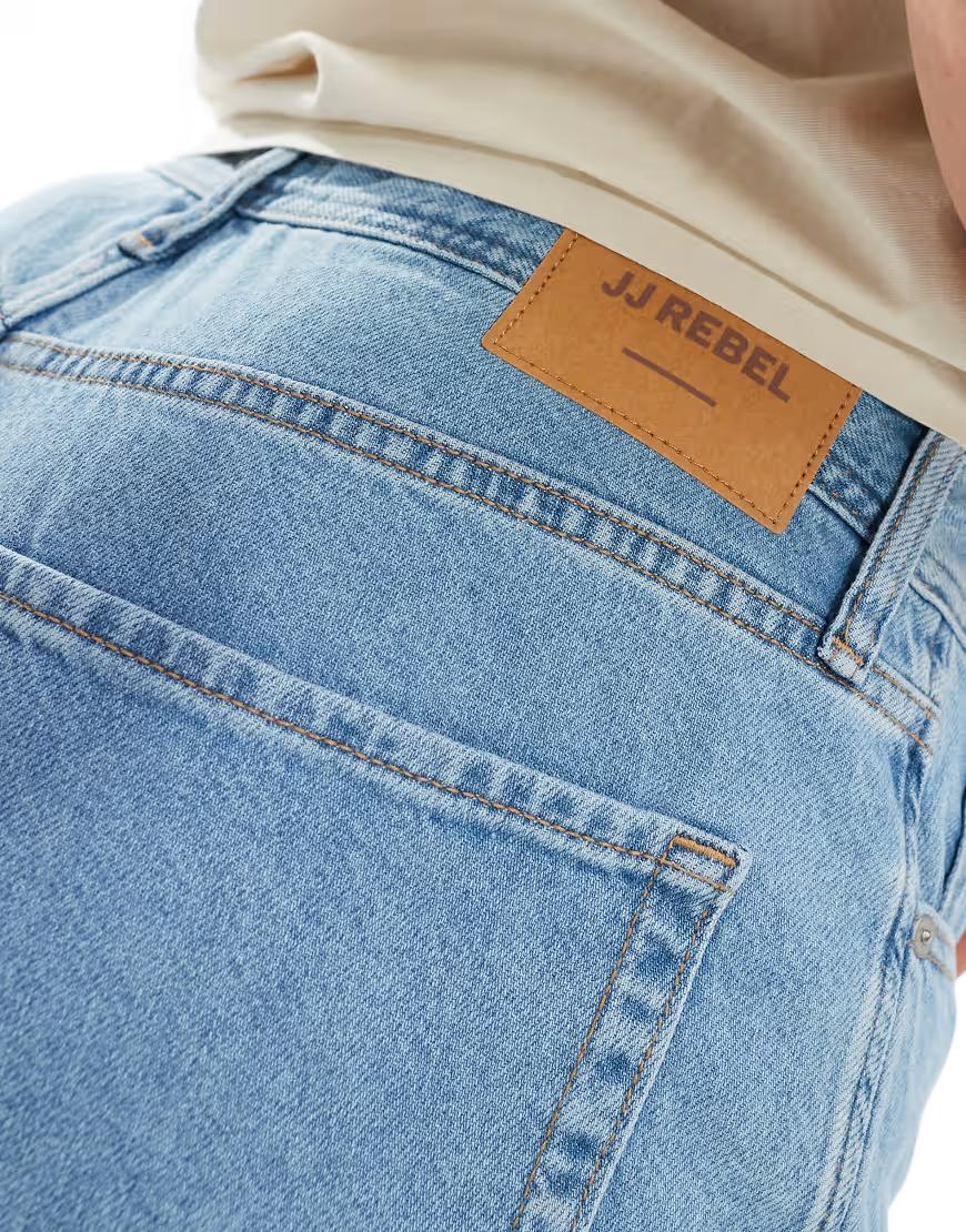 NIEBIESKIE SPODNIE JEANS SZEROKA NOGAWKA