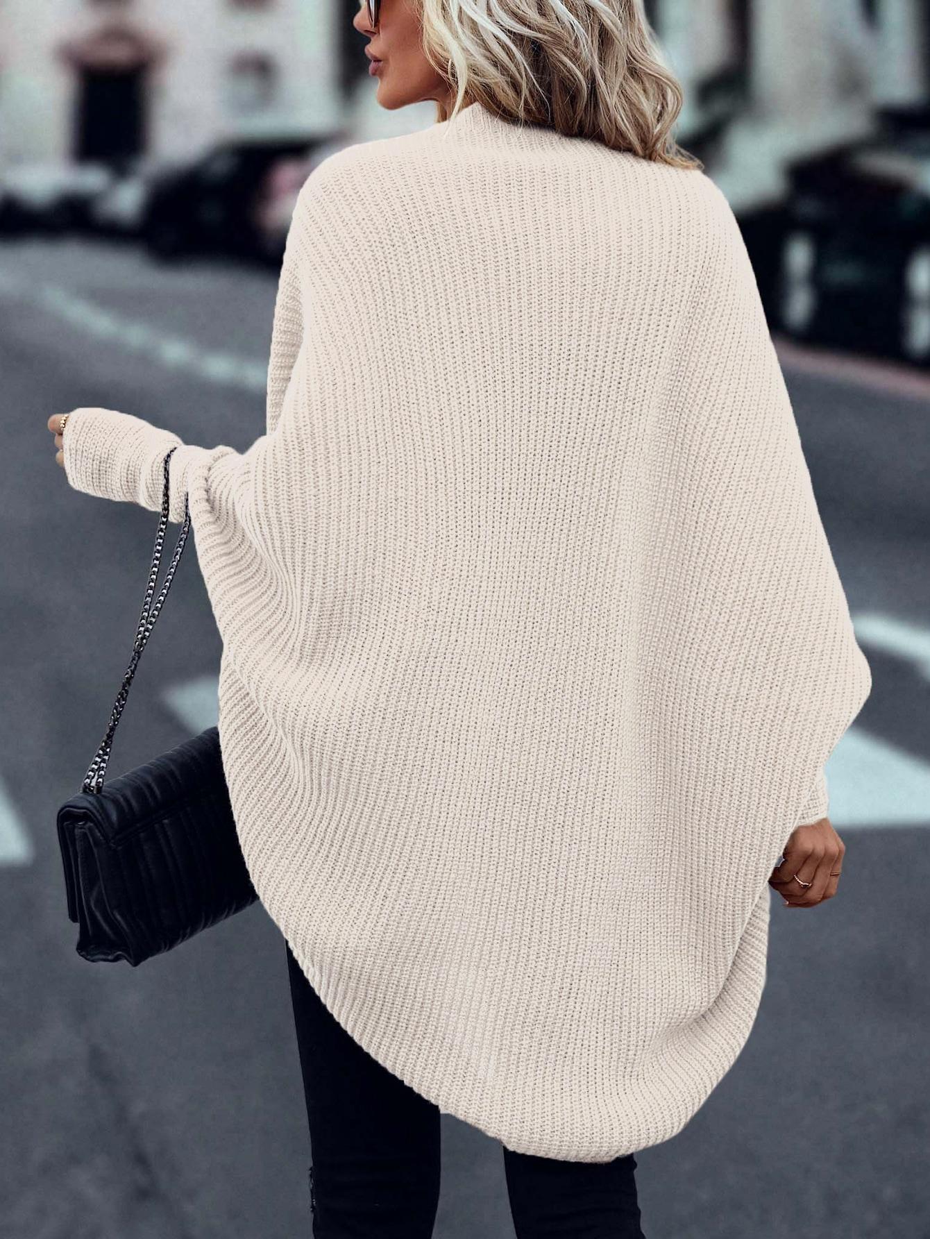 beżowy sweter kardigan