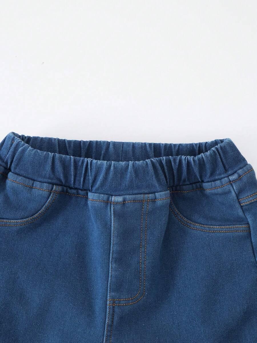 NIEBIESKIE SPODNIE JEANS
