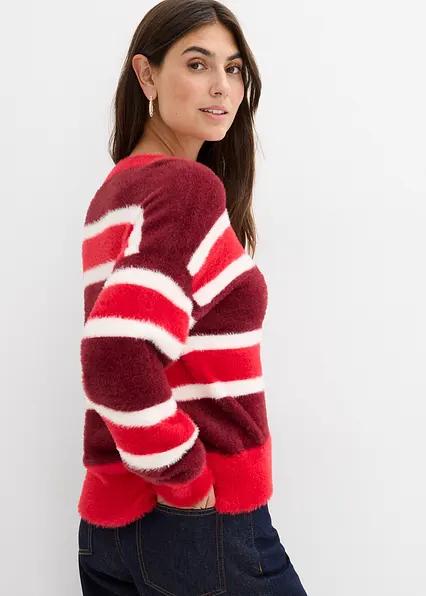 Sweter okrągły dekolt
