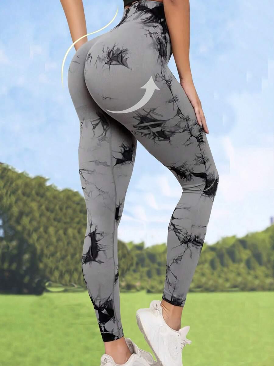 szare legginsy sportowe