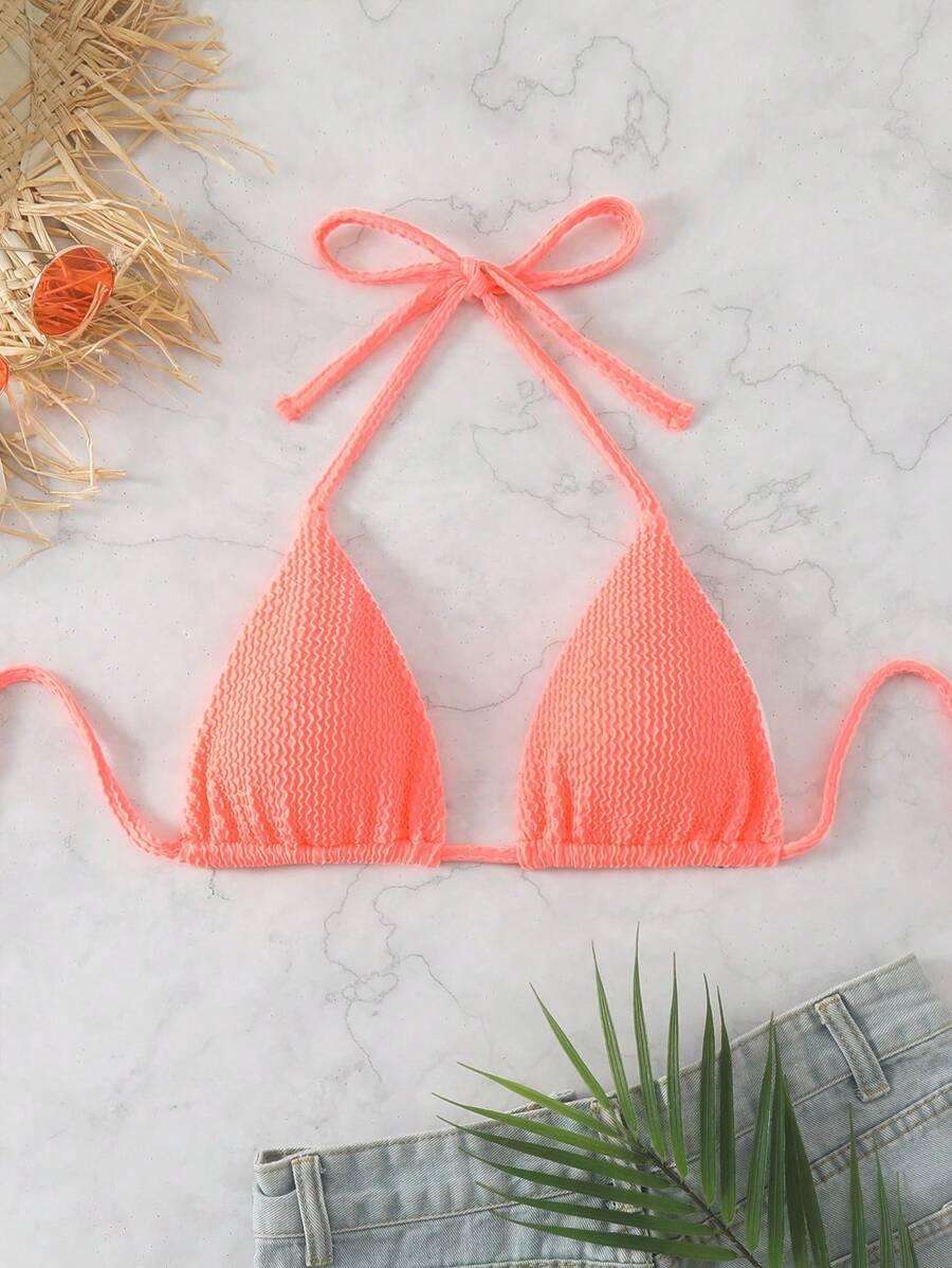 pomarańczowa góra od bikini