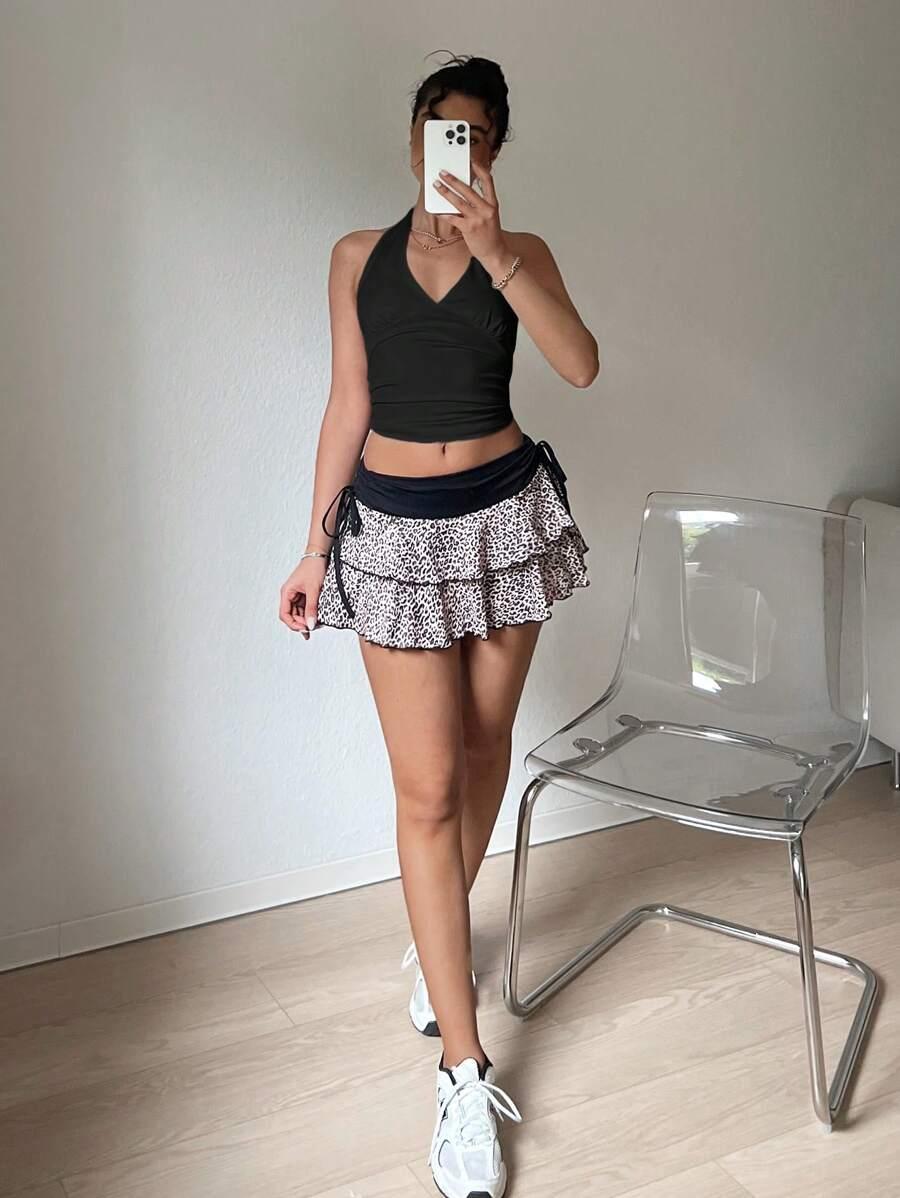 czarny top basic
