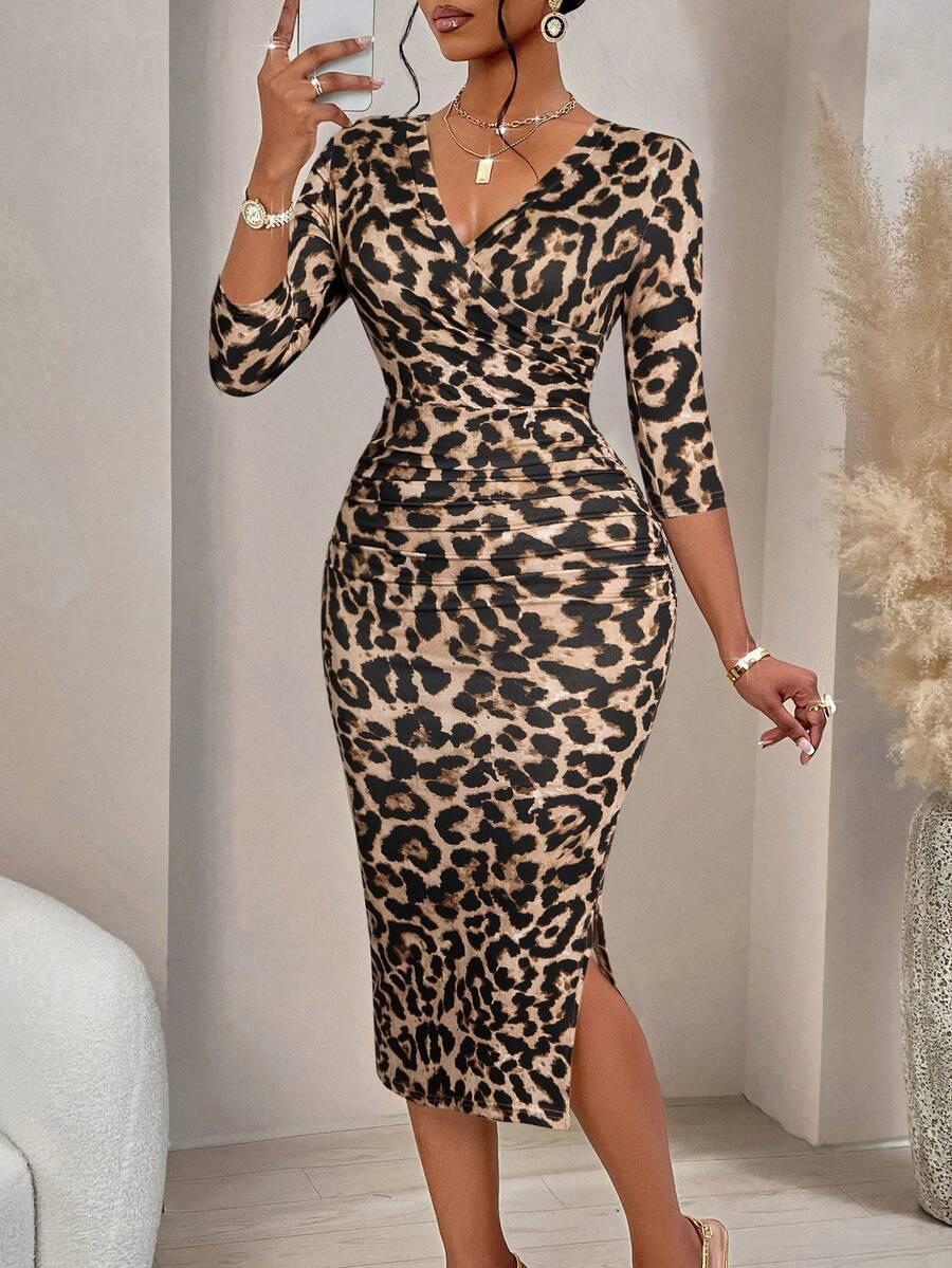 sukienka animal print