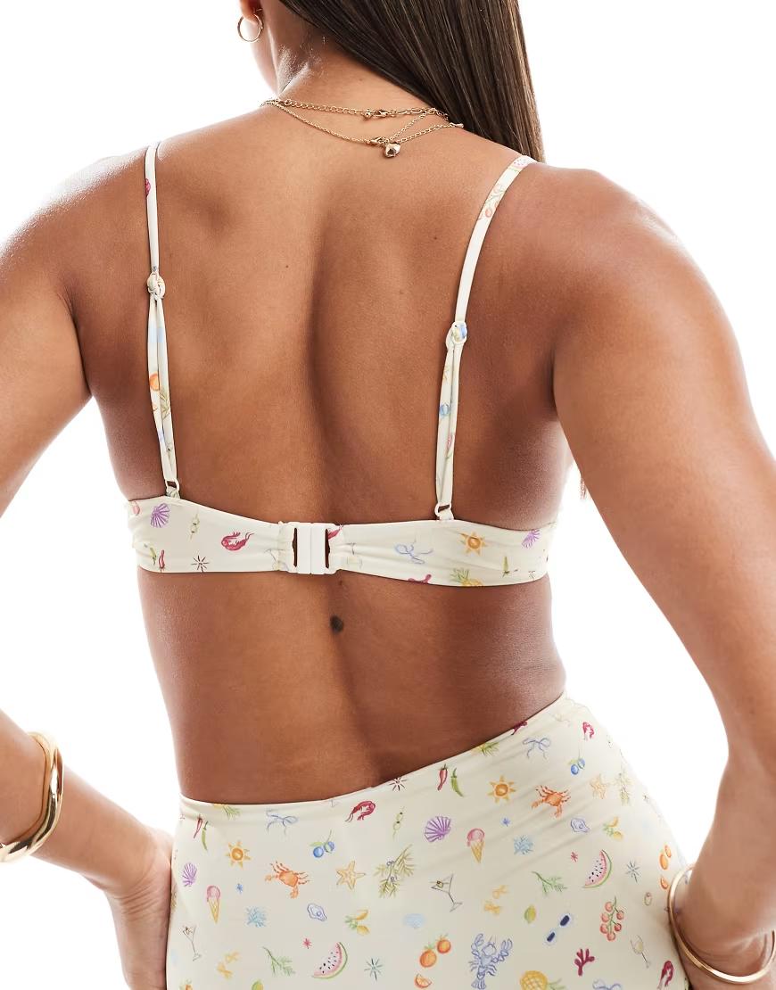 góra od bikini wzór