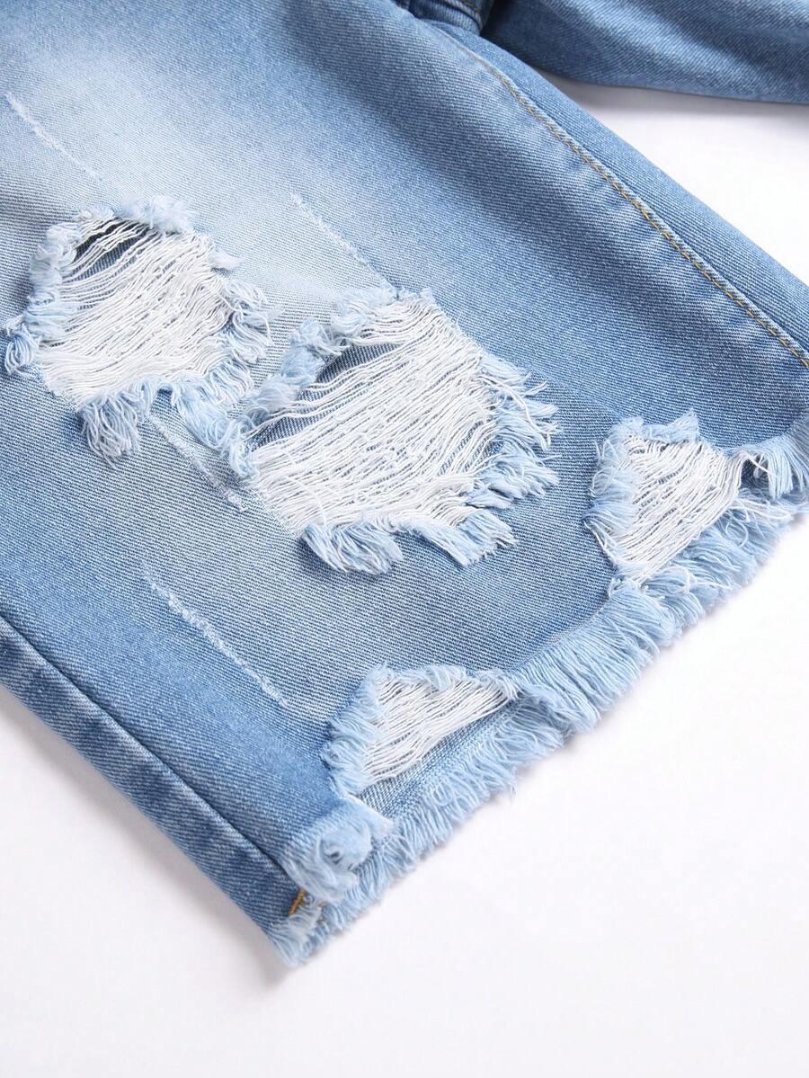 NIEBIESKIE SPODENKI JEANS