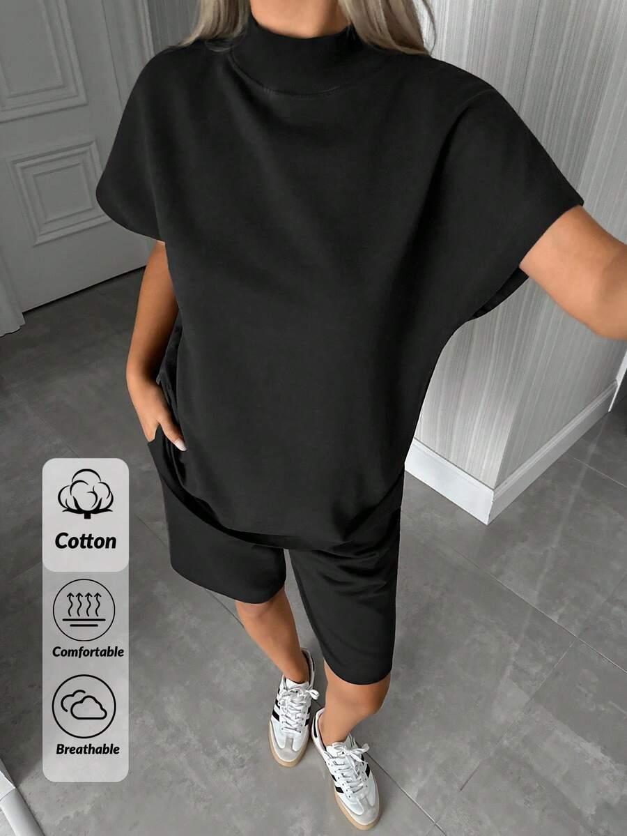 komplet t-shirt spodenki