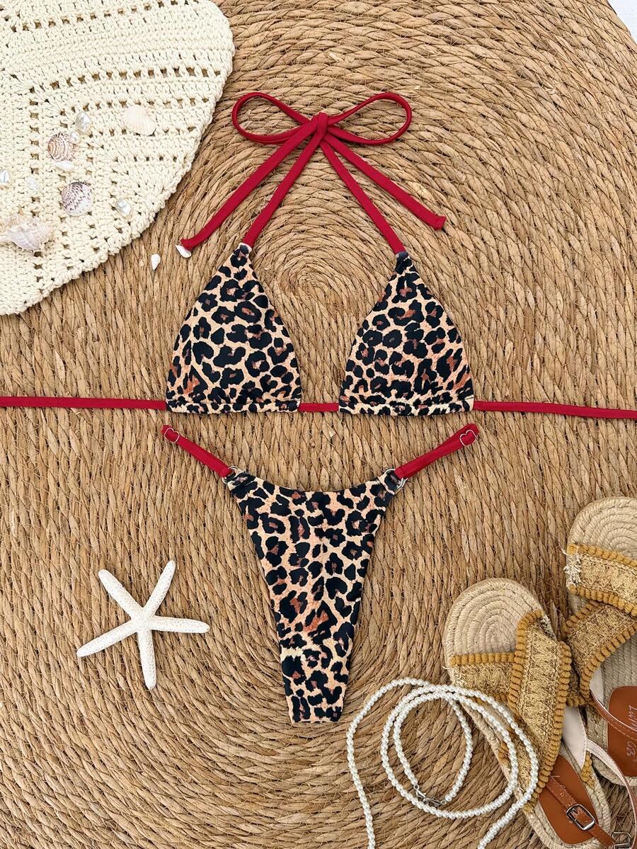 DWUCZĘŚCIOWY STRÓJ KĄPIELOWY ANIMAL PRINT
