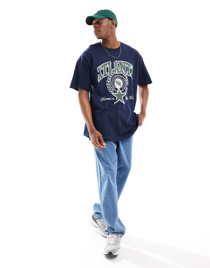 T-SHIRT OVERSIZE PRINT atlanta