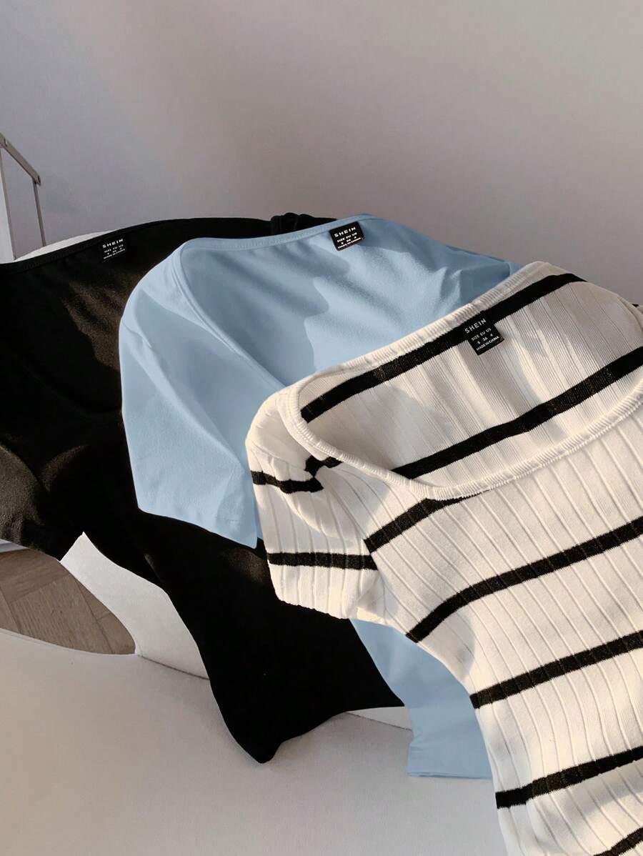 t-shirt krótki rękaw 3 pack