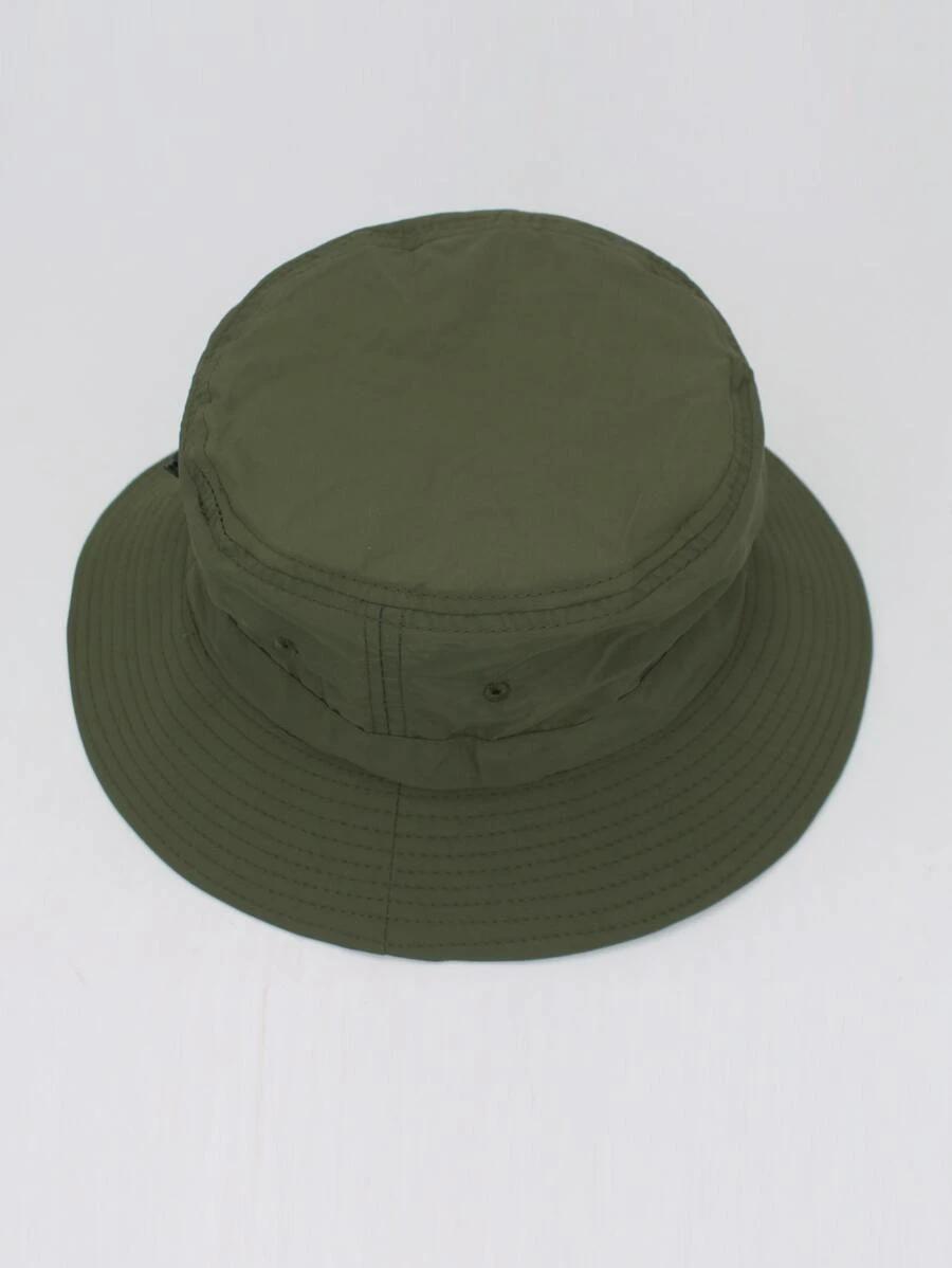 zielona czapka bucket Ze ŚCIĄGACZEM