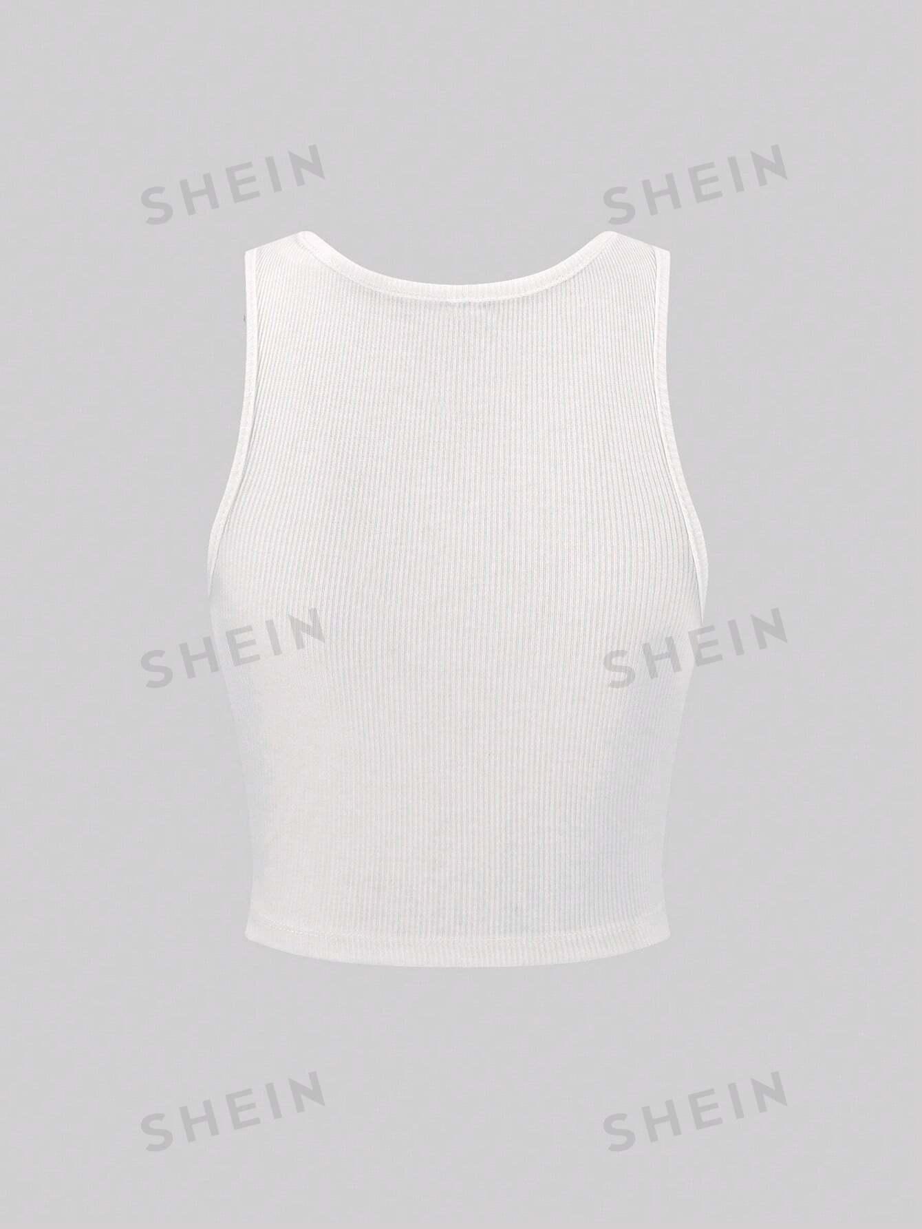 BIAŁY TOP PRINT 