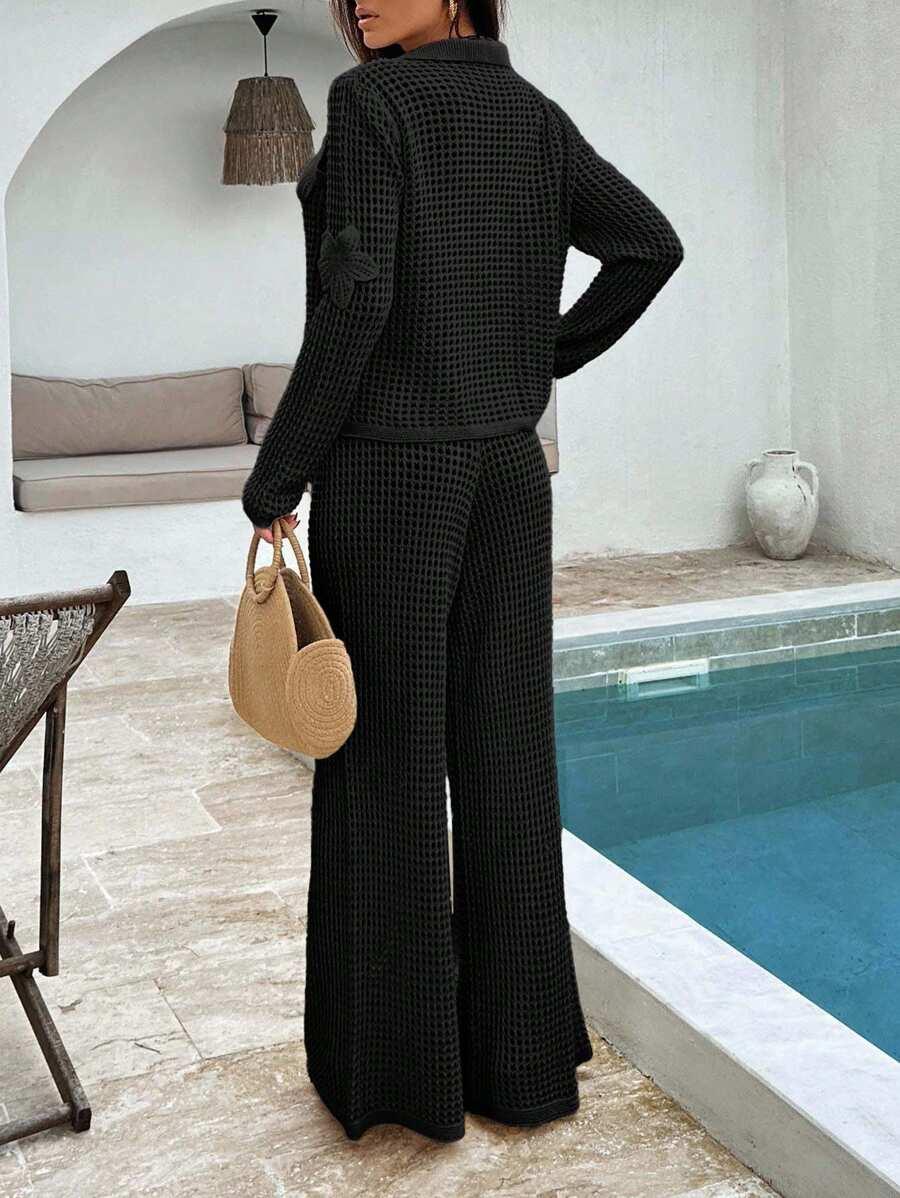 SWETER SPODNIE KOMPLET