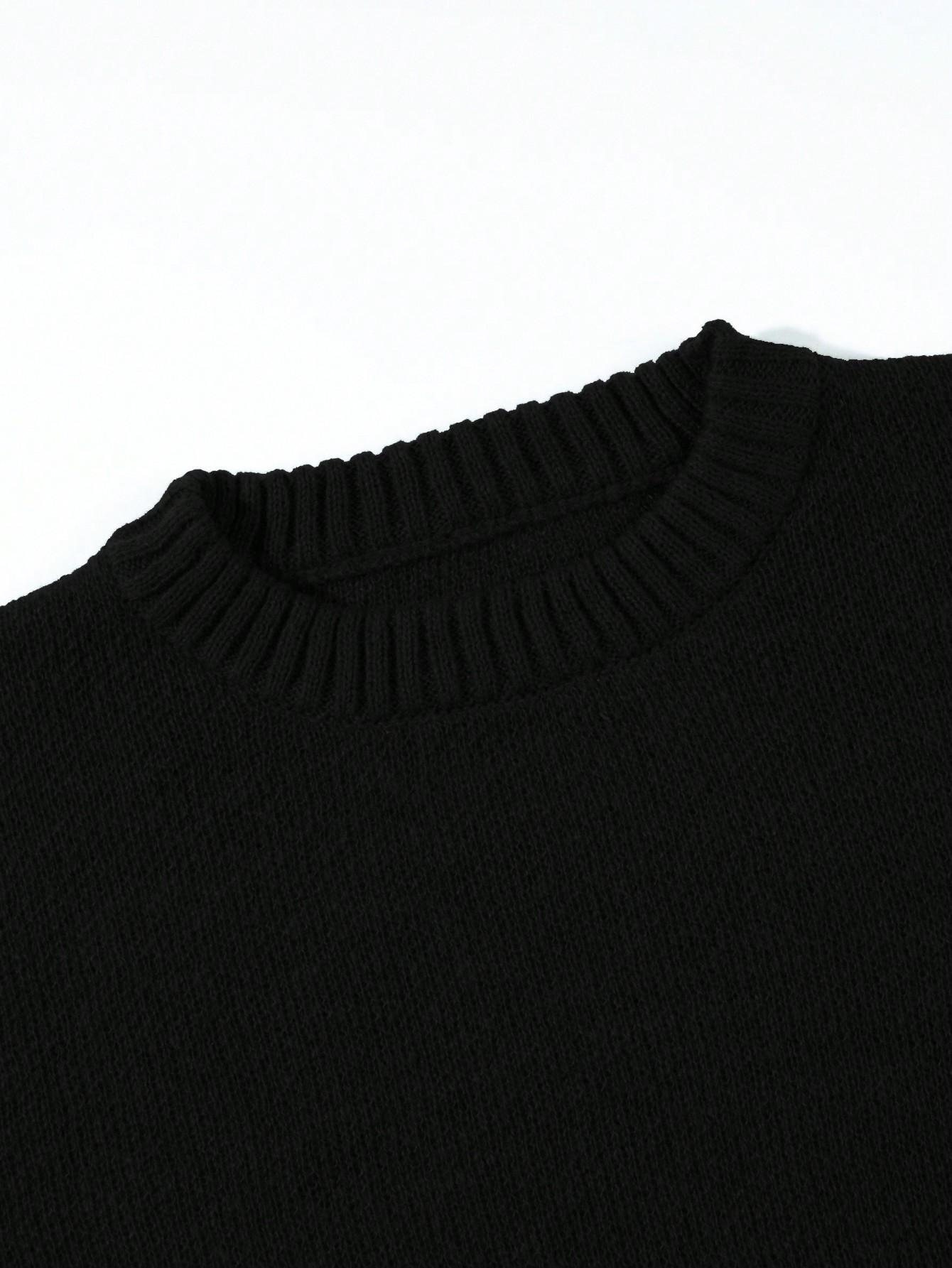 CZARNY SWETER CASUAL