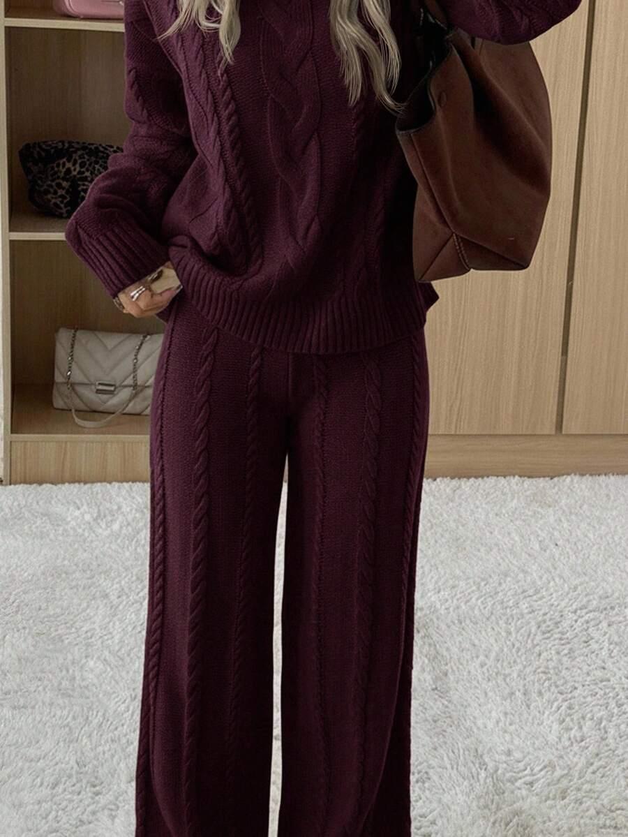 KOMPLET SWETER SPODNIE