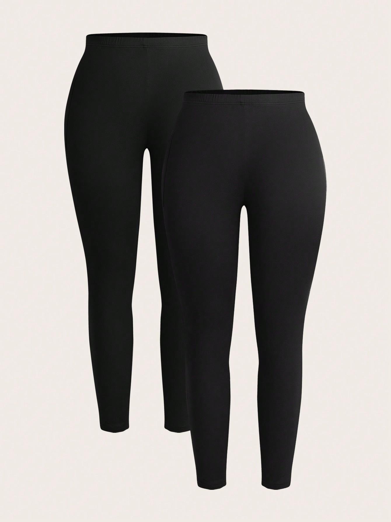CZARNE LEGGINSY 2-PACK