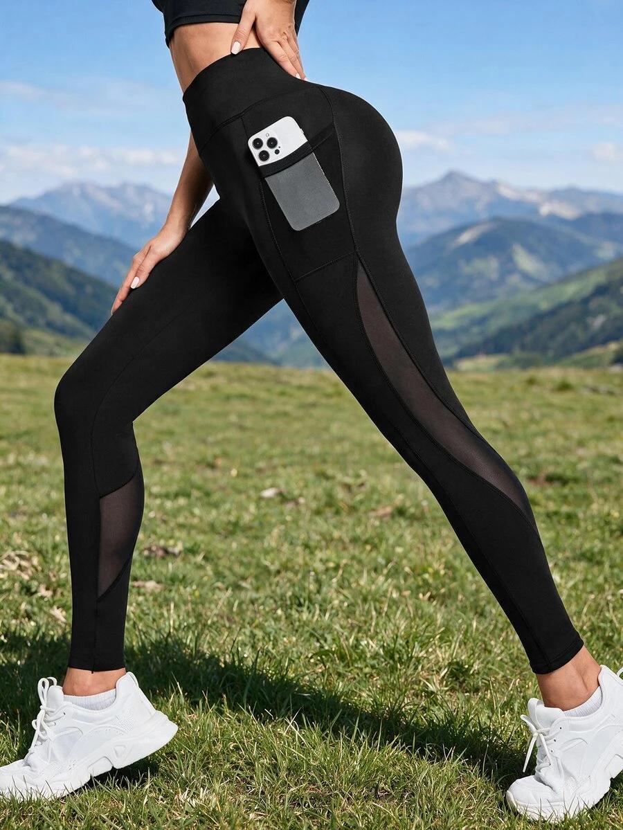 CZARNE LEGGINSY wysoki stan