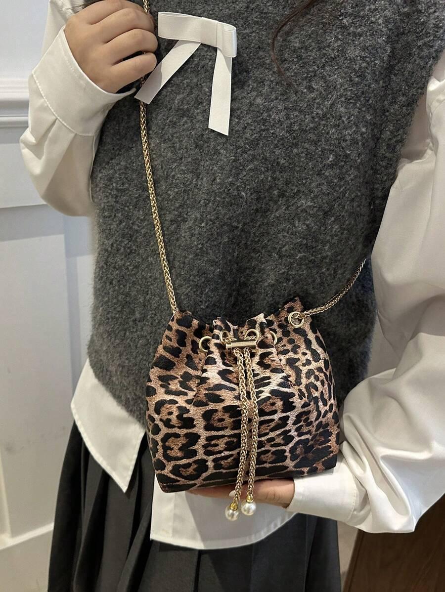 torebka animal print wiązanie