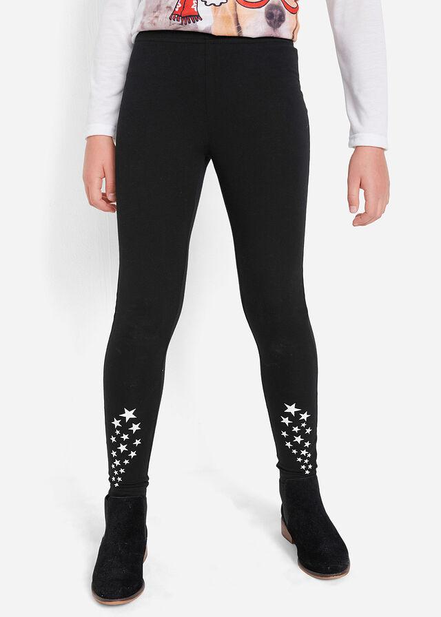 CZARNE LEGGINSY DZIEWCZĘCE