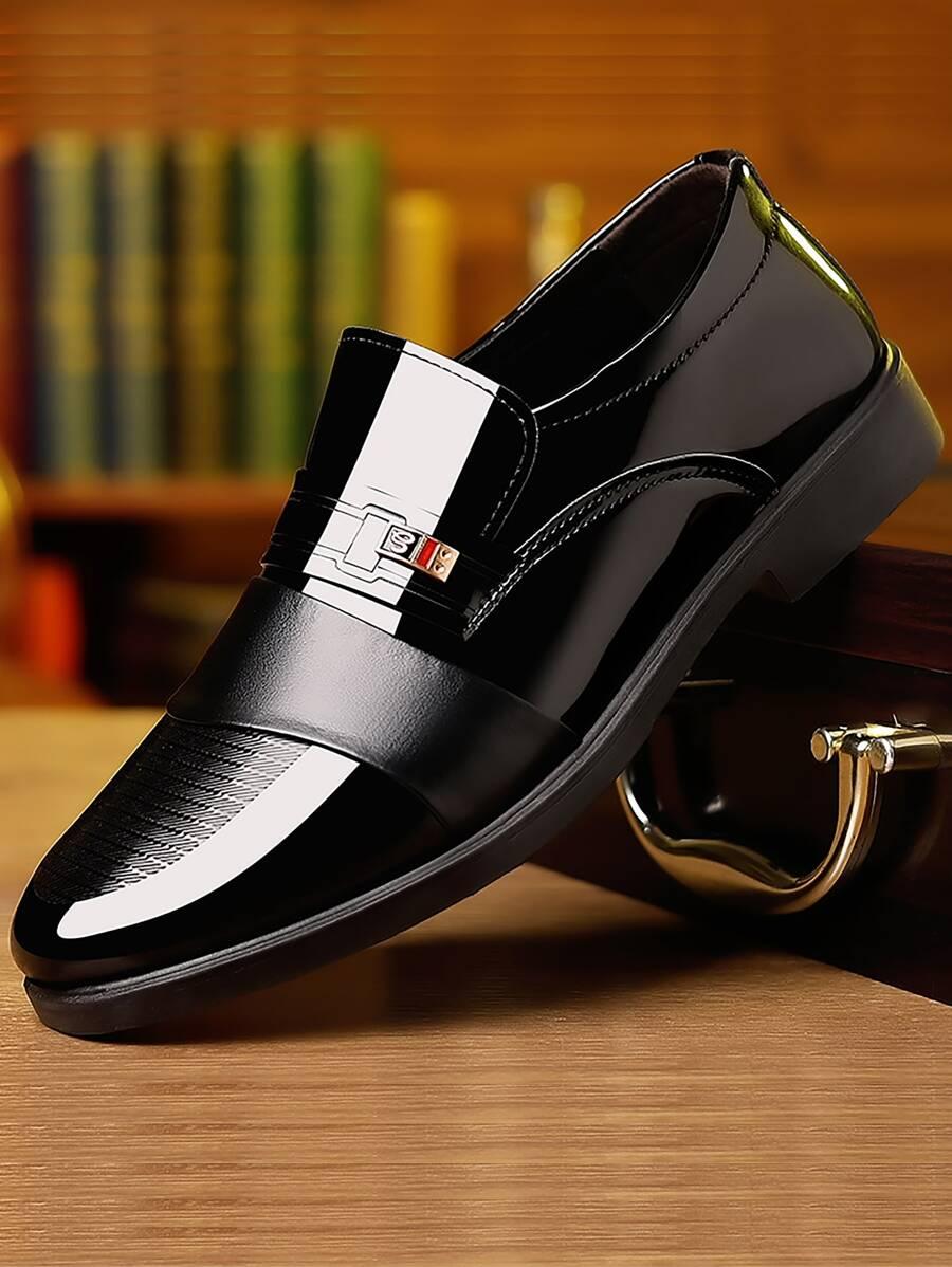 CZARNE ELEGANCKIE MOKASYNY