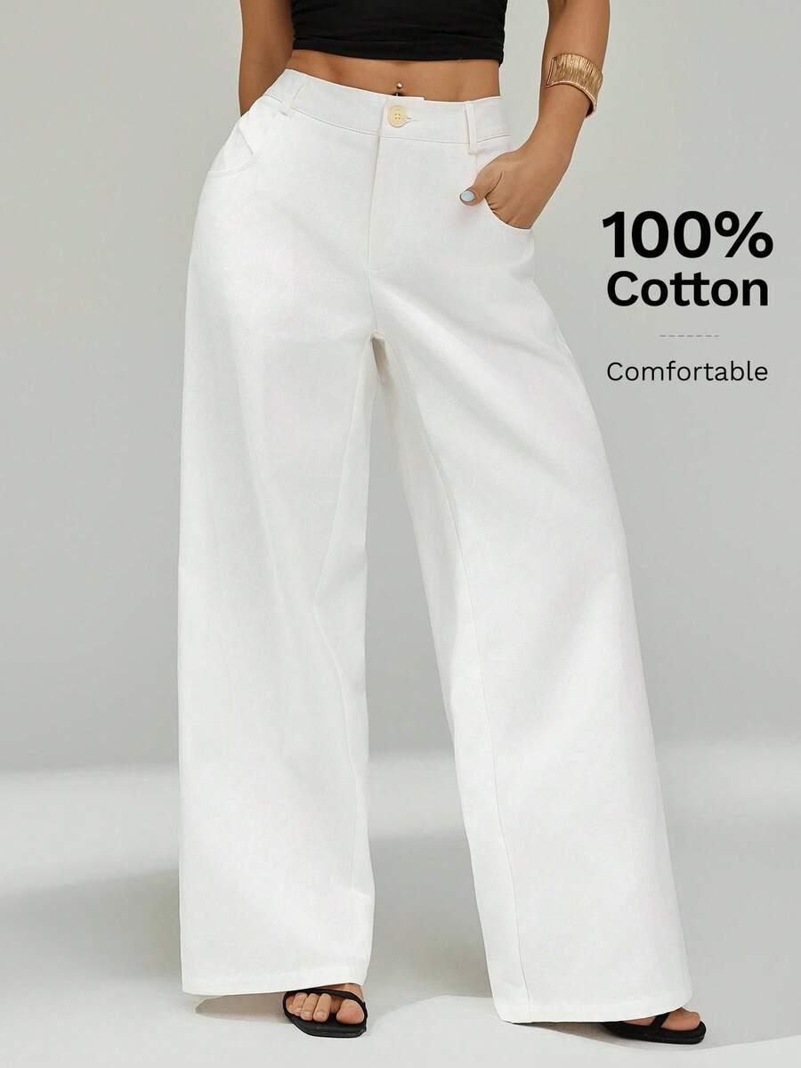 białe spodnie jeans