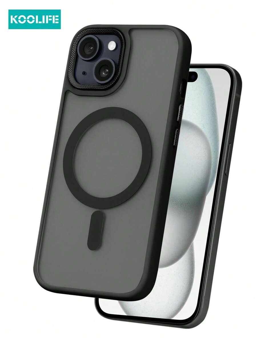 CZARNE ETUI NA TELEFON IPHONE 15 Pro Max