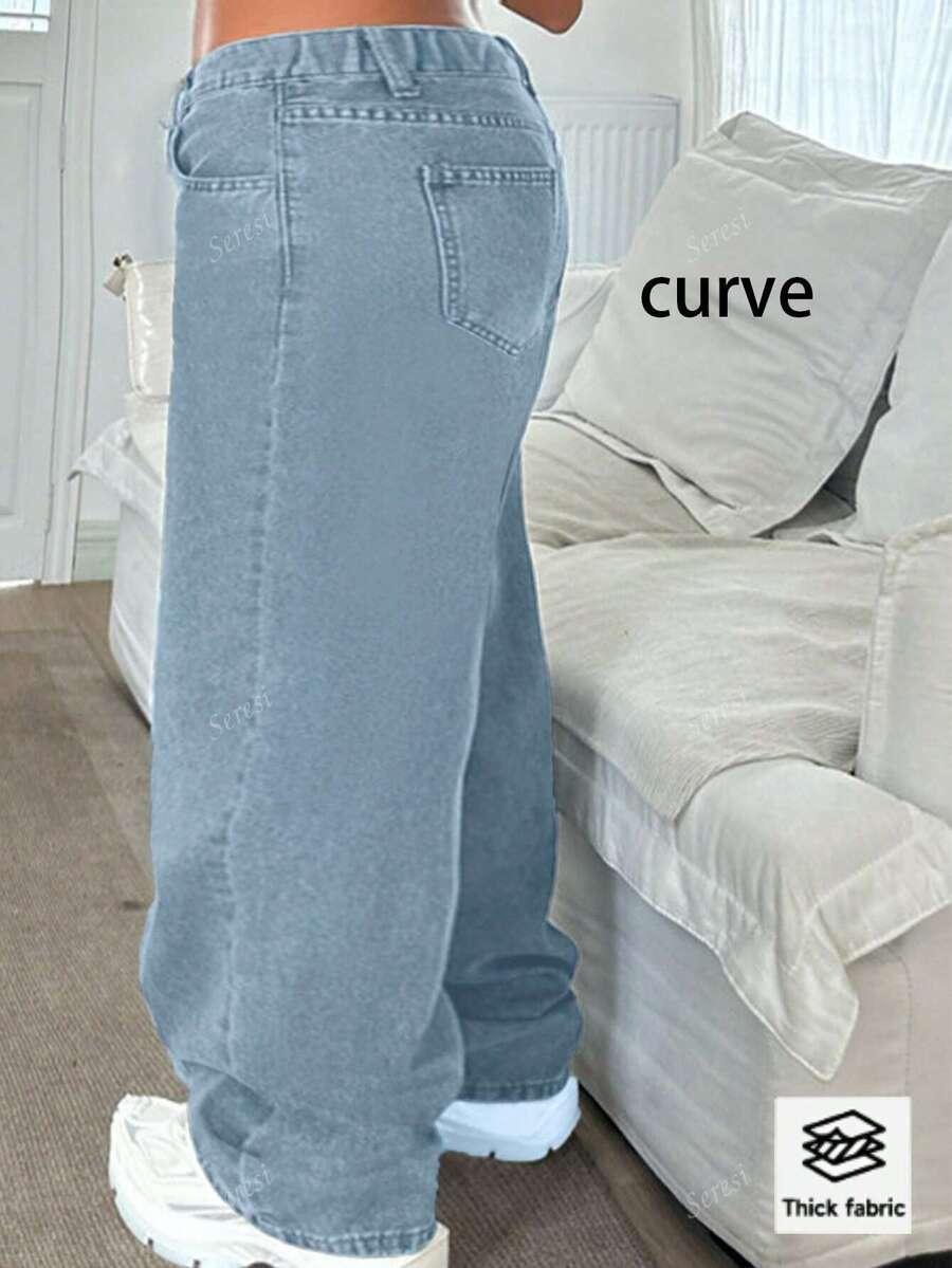 NIEBIESKIE SPODNIE JEANSOWE 