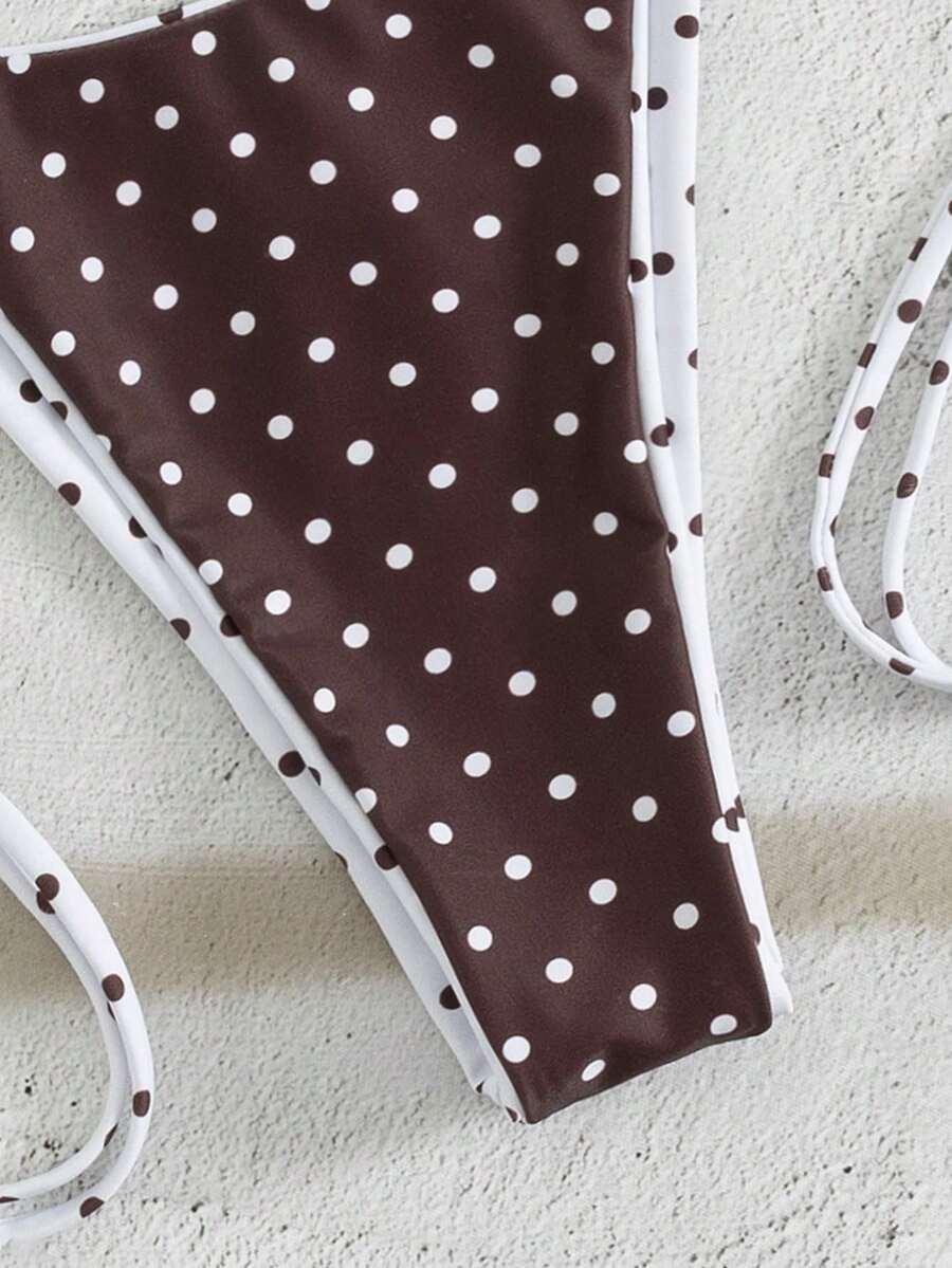 KOMPLET BIKINI WZÓR GROSZKI