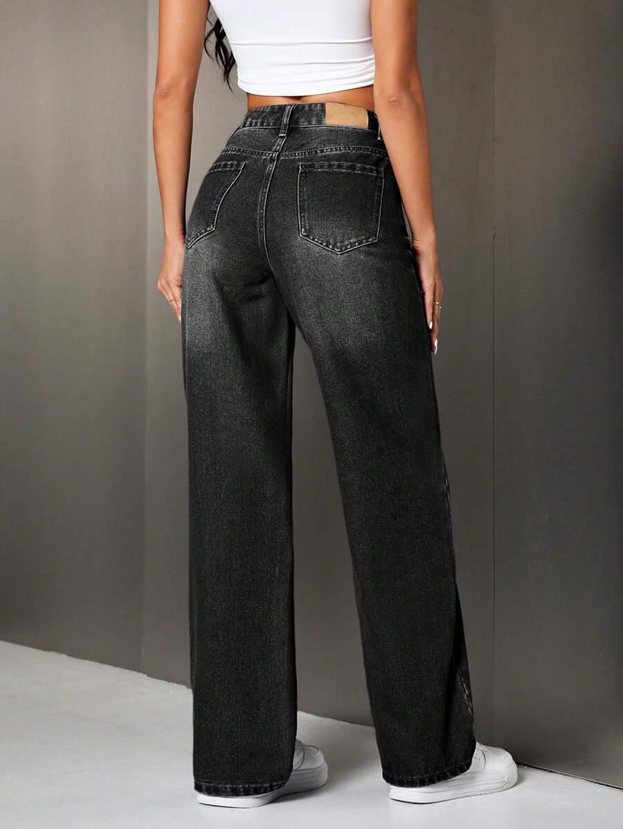 proste spodnie jeans
