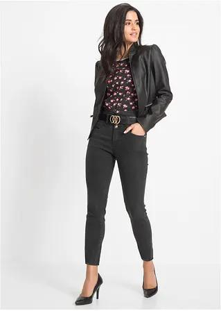 SZARE SPODNIE JEANS