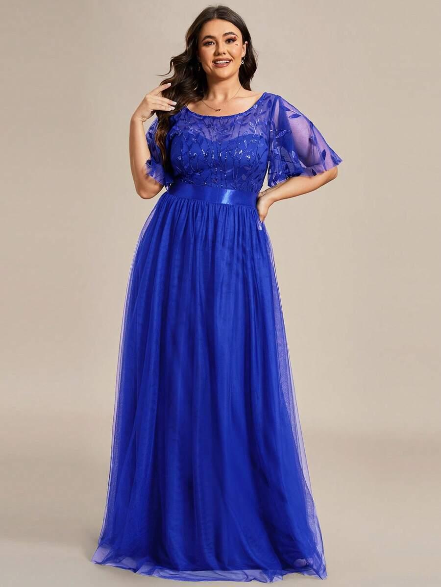niebieska sukienka maxi