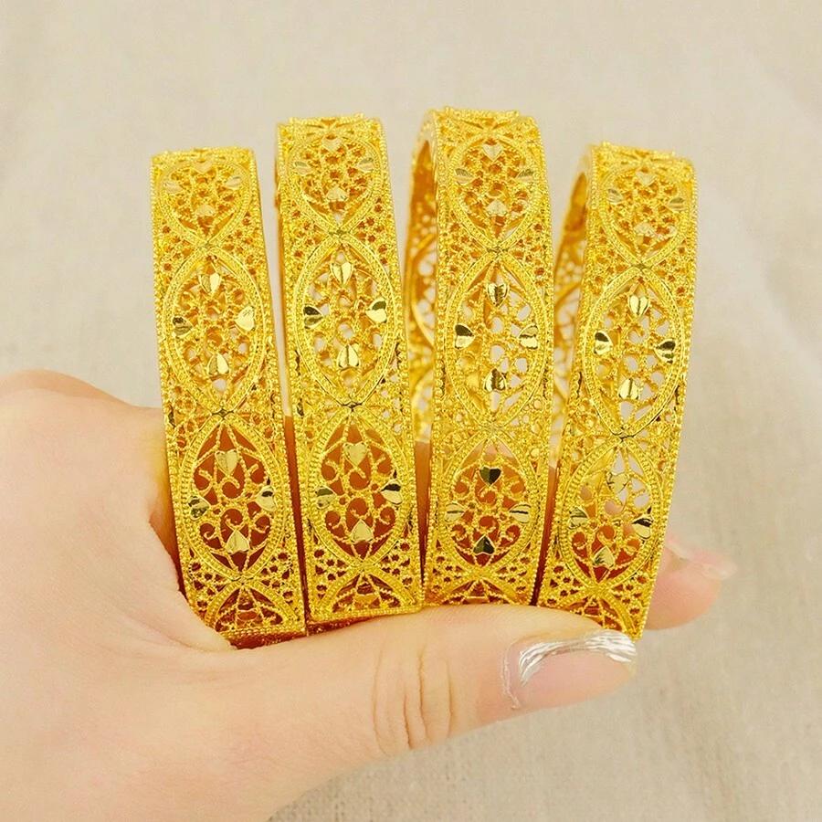 złota bransoletka 4-pack 