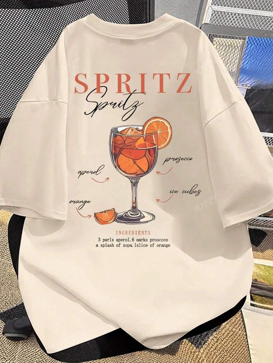 T-SHIRT Z NADRUKIEM 