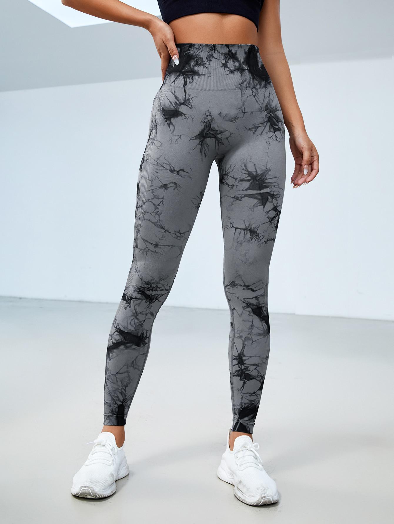SZARE LEGGINSY WYSOKI STAN