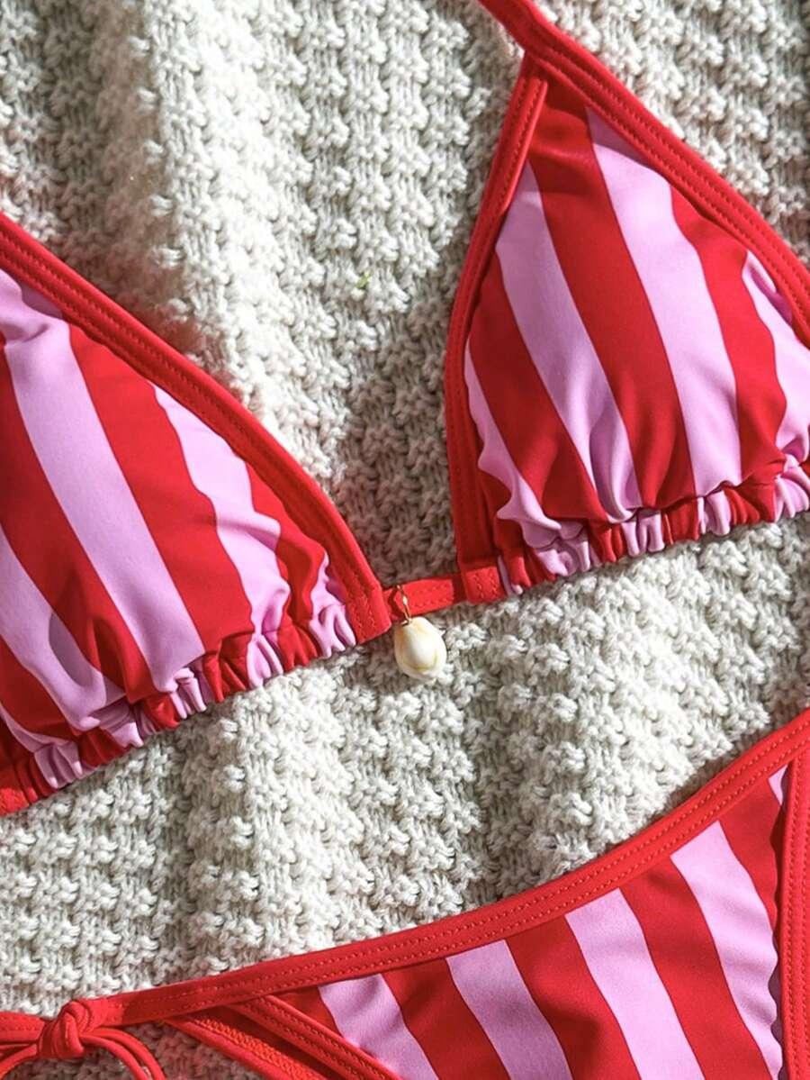 STRÓJ KĄPIELOWY DWUCZĘŚCIOWY paski
